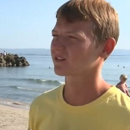 18 годишният Християн Филипов беше награден заради спасяване на давеща се