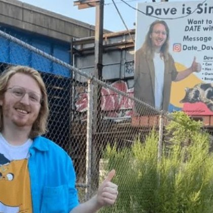 В САЩ 28 годишният Дейвид Клайн от Западна Филаделфия Пенсилвания САЩ