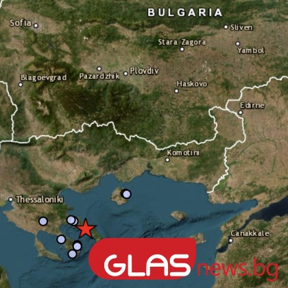 Трус от 3 7 по Рихтер бе разклати Халкидики преди минути