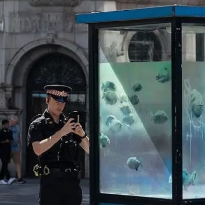 Известният британски художник Банкси изпълни улиците на Лондон с нови