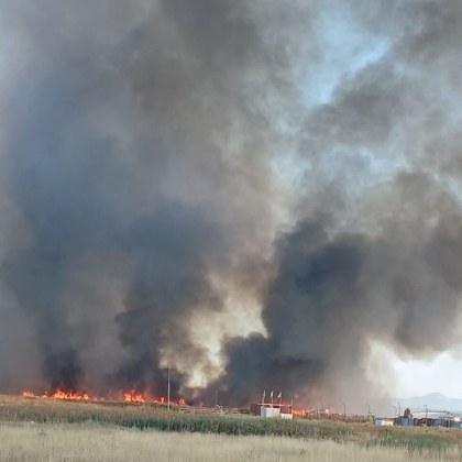 Гори сметището на пловдивското село Белозем сигнализираха потребители в социалните мрежи Огънят е