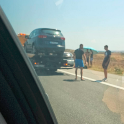 Моторист е пострадал при катастрофа в района на 296 км