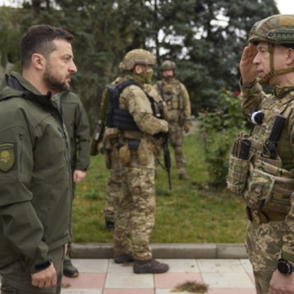 Главнокомандващият на въоръжените сили на Украйна Александър Сирски бил на