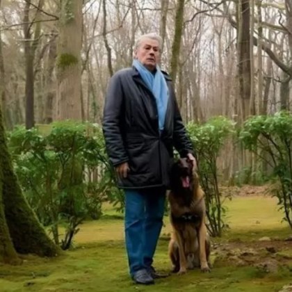 Желанието на покойния френски актьор Ален Делон домашното му куче