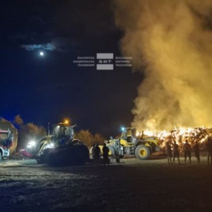 Бали със сено изгоряха в пловдивско село