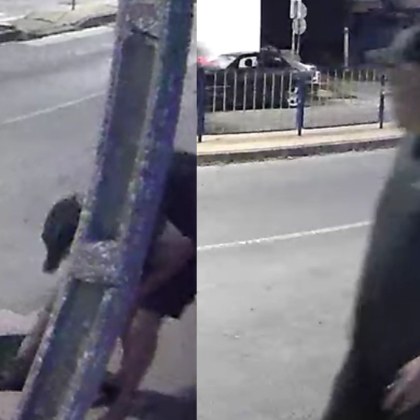 Мъж нагло мина и си откъсна дръвче от улица в