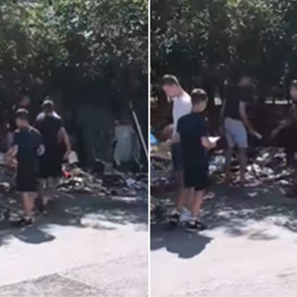 В социалната мрежа Facecebok бе публикувано видео което показва група