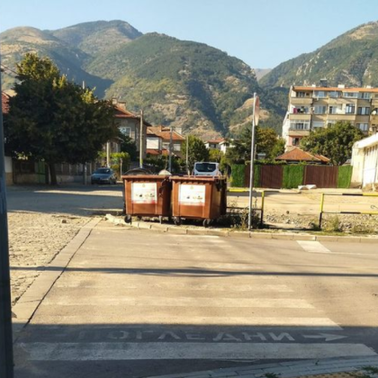 На абсурдна гледка се натъкна карловец в града на Левски Контейнери