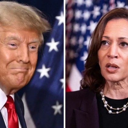 Демократката Камала Харис води пред републиканеца Доналд Тръмп с 45