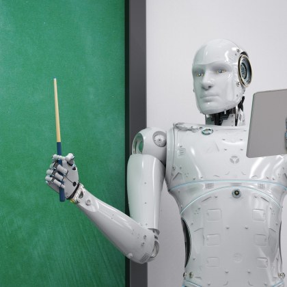 Първият клас без учител в Обединеното кралство използващ изкуствен интелект