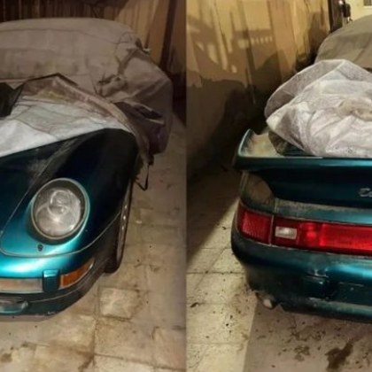 Изоставено Porsche 911 Turbo от 90 те години е открито в Саудитска Арабия Оказа
