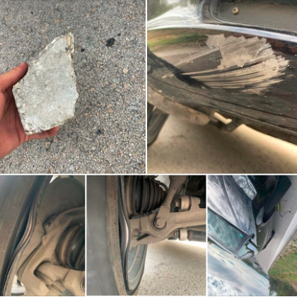 Необезопасен товар на камион доведе до инцидент на магистрала Хемус