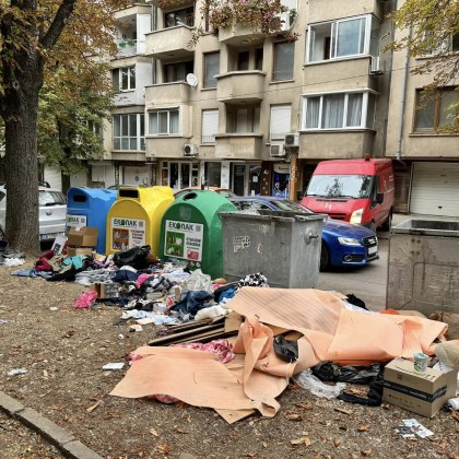 Столичанин сподели кочината около контейнери за отпадъци в квартал Стрелбище Поразходих