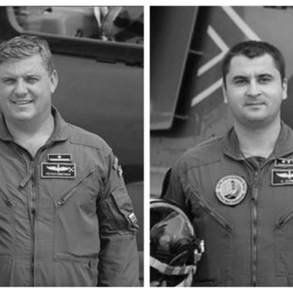 България скърби за двамата пилоти майор Петко Димитров и старши