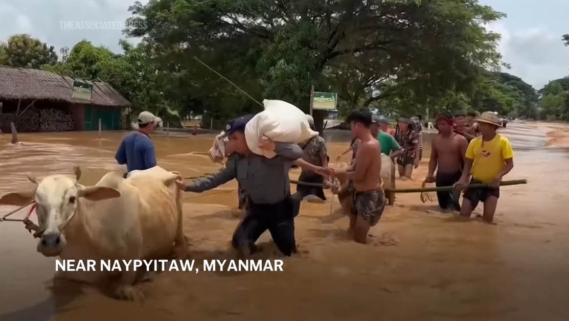 74 загинали при наводнения в Мианма ВИДЕО