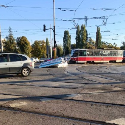 Задръствания на кръстовището на бул Мадрид и бул Ситняково в