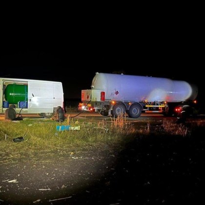 Задържани са двама мъже за кражба на пропан бутан Мъжете на