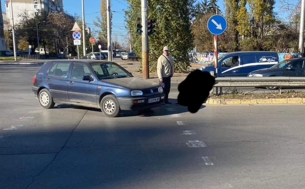 Кола блъсна дете на пешеходна пътека в София СНИМКИ
