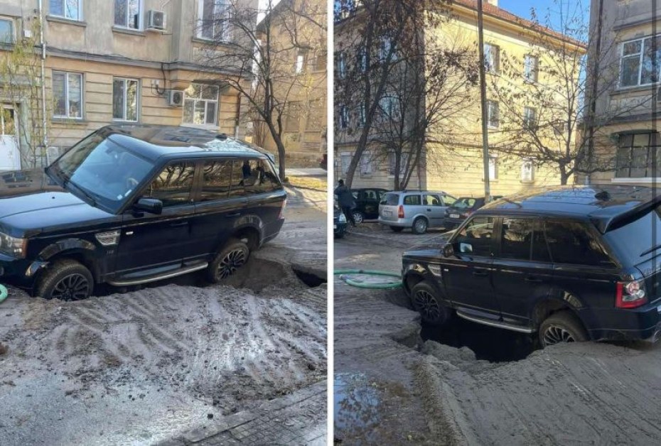 Хасковски джип пропадна в огромен ров и предизвика смесица от възмущение и хумор СНИМКИ