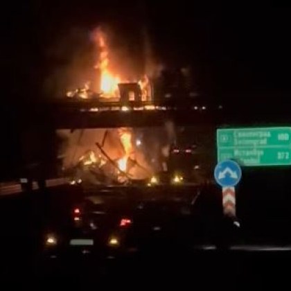 Катастрофа блокира магистралите Тракия и Марица при пътен възел Плодовитово