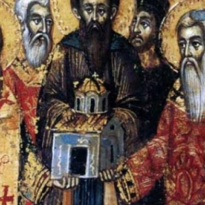 На 14 декември Православната църква почита светите мъченици Тирс Левкий