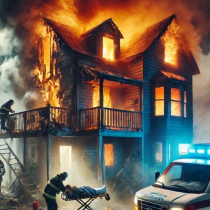 Избухнал тази нощ пожар във врачанското село Малорад остави възрастно