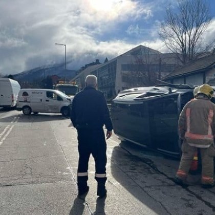 Втора катастрофа на Околовръстното шосе в София Очевидци публикуваха снимка