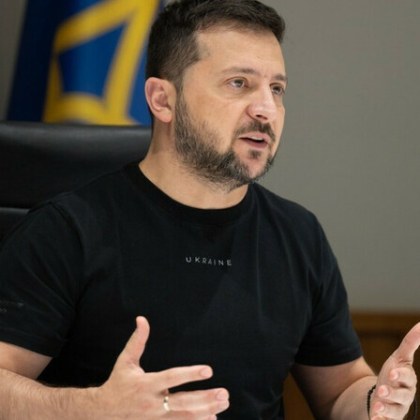 Президентът на Украйна Владимир Зеленски заяви че Украйна се стреми към