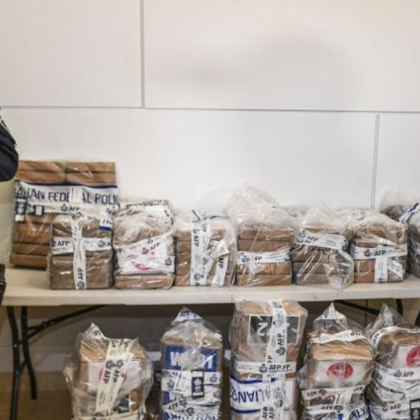 Австралийската полиция днес съобщи че е унищожила около 500 килограма кокаин иззет през