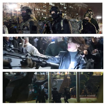 На 3 декември южнокорейският президент Юн Сеок Йол обяви въвеждането на