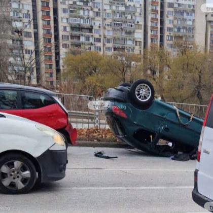 Зрелищна катастрофа е станала днес в Пловдив Инцидентът е на