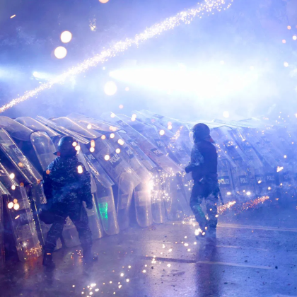 Хиляди демонстранти отново излязоха по улиците на Грузия само часове