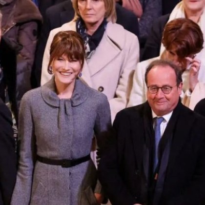 Бившата първа дама на Франция Карла Бруни се появи в събота 7 декември