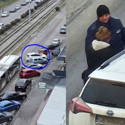 Абсурд в София бял джип блокира движението по булевард