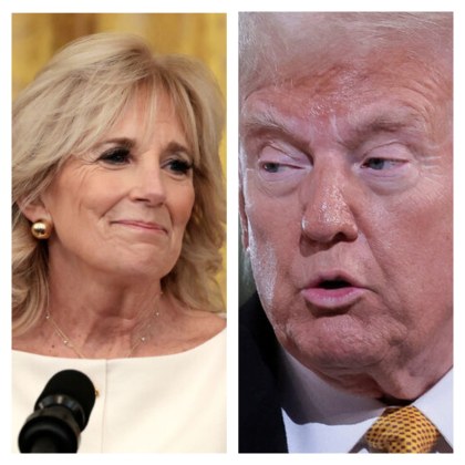 Доналд Тръмп използва снимка със съпругата на Джо Байдън Джил