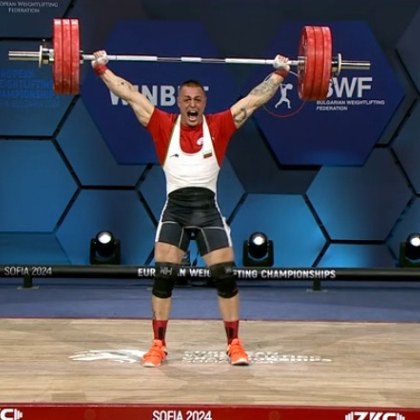 Българският състезател по вдигане на тежести в категория до 89