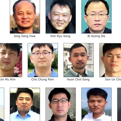 Четиринадесет граждани на Северна Корея бяха обвинени в използване на