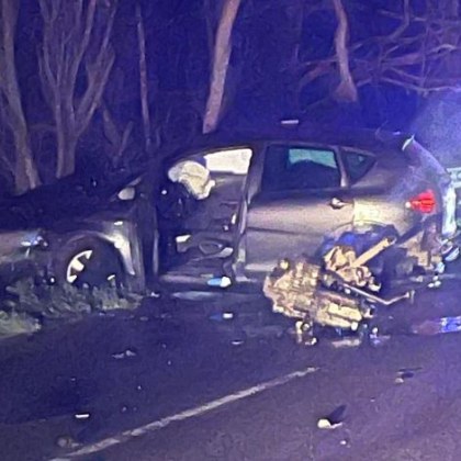 Тежка катастрофа стана тази нощ във Варна Три леки автомобила