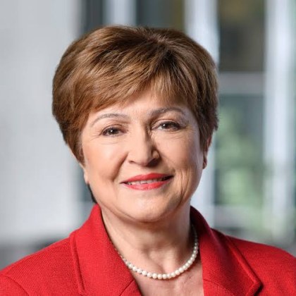 Управляващият директор на Международния валутен фонд МВФ Кристалина Георгиева зае