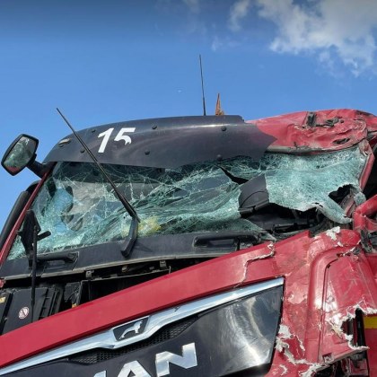 Пътят между Русе и Бяла е затворен в района на