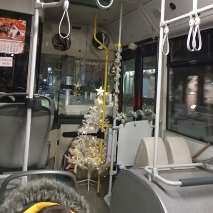 В навечерието на коледните празници пловдивчани станаха свидетели на интересна