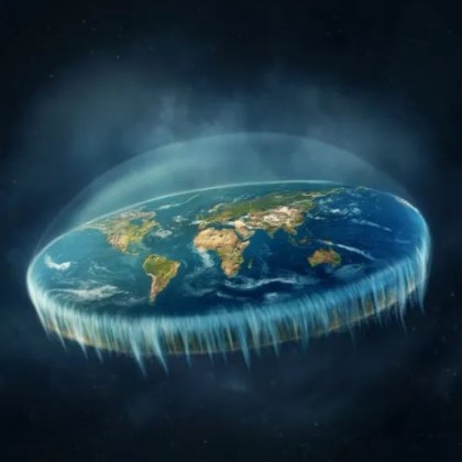 Един от най известните поддръжници на теорията че Земята е плоска