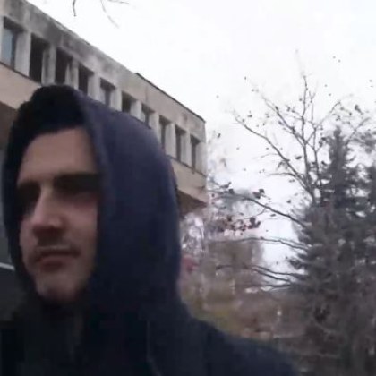 Млад мъж който завършва Академията на МВР и е стажант курсант