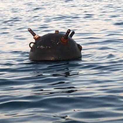 Плаваща мина бе открита в Черно море в района на