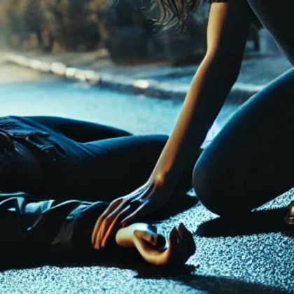 Жена получи епилептичен пристъп на улицата а реакцията на шофьор