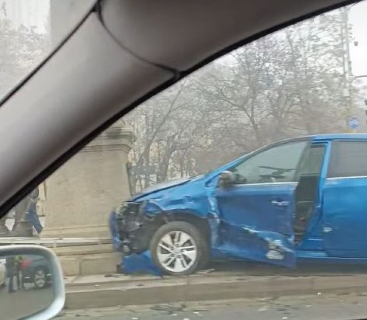 Пътно меле на Орлов мост, щетите са огромни ВИДЕО