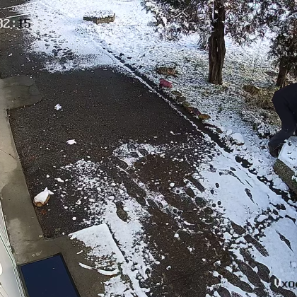 Мъж сподели видео на нагла кражба от градинка пред блок