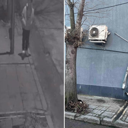 Във Варна бе заснет вандалски акт извършен от група младежи Кадри