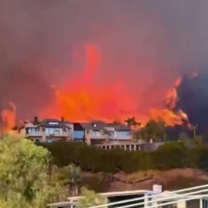 Мащабният горски пожар обхвана престижния квартал Палисейдс в Лос Анджелис