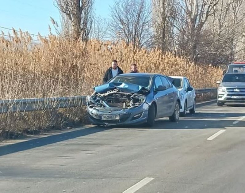 Катастрофа на Околовръстното в Пловдив СНИМКА